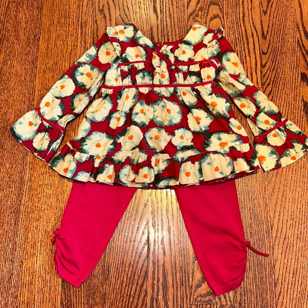 Isobella & Chloe red outfit - size 4